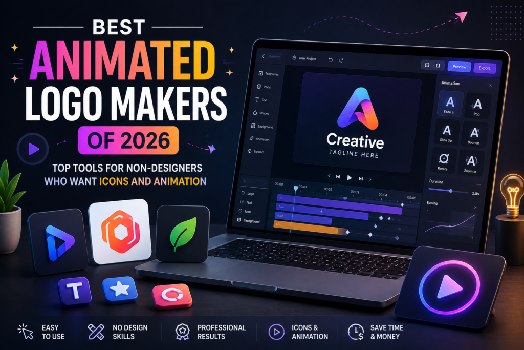 Best Animated Logo Makers of 2026: Top Tools for Non-Designers Who Want Icons and Animation